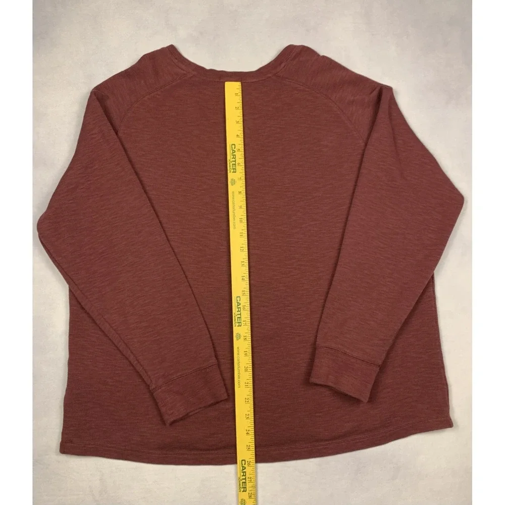 Banana Republic Sweater Mens XXL Red Cotton Blend Crewneck Casual Pullover‎